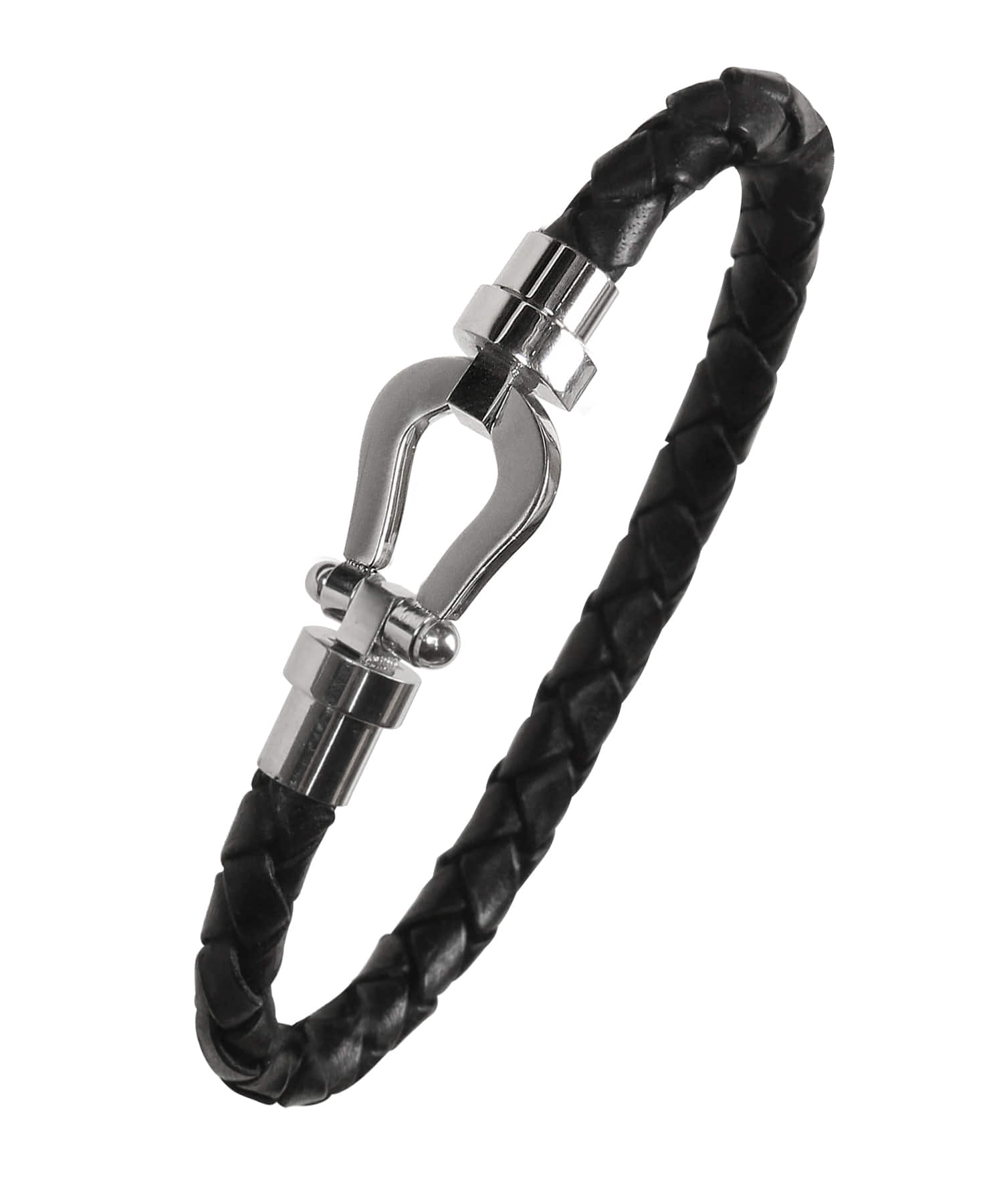 [5/31 예약발송] [천연소가죽]Cowhide Hoop bracelet BLACK